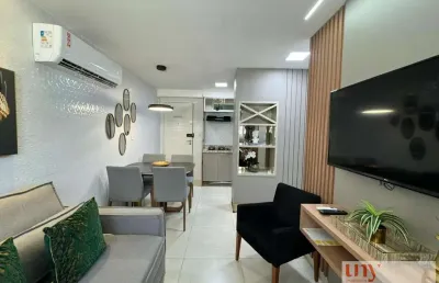 Apartamento com 2 quartos porteira fechada na beira mar do cabo branco