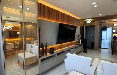 Apartamento porteira fechada em andar alto com 2 suítes no bairro de manaíra