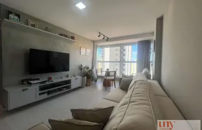 Apartamento porteira fechada com 117 m² e 3 suítes em tambaú