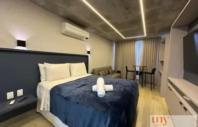 Setai yacht - flat mobiliado com 25 m² na beira mar do bairro cabo branco
