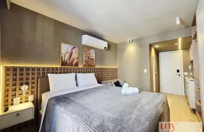 Setai yacht - flat mobiliado com 23 m² na beira mar do bairro cabo branco