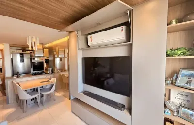 Apartamento todo ambientado com 2 quartos ao lado do parque parahyba, no jardim oceania