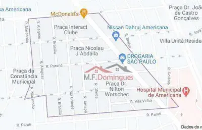 Terreno à venda, 4531 m² por r$ 4.000.000,00 - vila belvedere - americana/sp