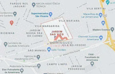 Terreno à venda, 370 m² por r$ 350.000,00 - jardim são vito - americana/sp