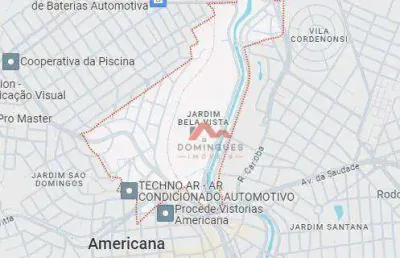 Terreno para alugar, 1094 m² por r$ 3.298,00/mês - jardim bela vista - americana/sp