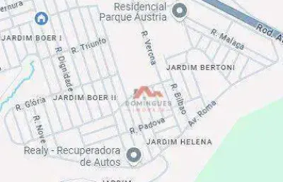 Terreno à venda, 168 m² por r$ 190.000,00 - jardim boer i - americana/sp