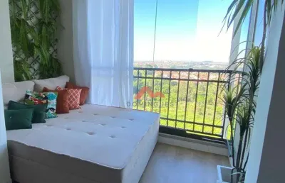 Apartamento com 2 dormitórios à venda, 70 m² por r$ 595.000 - terras de santa bárbara - santa bárbara d'oeste/sp