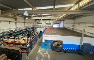 Salão para alugar, 1483 m² por r$ 23.697/mês - loteamento industrial salto grande i - americana/sp