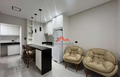 Flat com 1 dormitório à venda, 37 m² por r$ 210.000,00 - centro - americana/sp