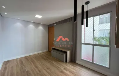 Apartamento com 2 dormitórios à venda, 50 m² por r$ 265.000,00 - jardim terramérica i - americana/sp