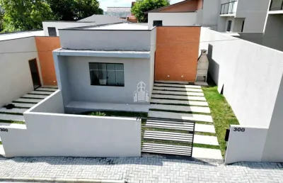 Casa com 3 quartos à venda na alagoas, 300, itaqui, campo largo por r$ 389.000