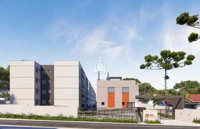Apartamento com 2 quartos à venda na rua poeta orlando ferreira, 55, loteamento bieda, campo largo por r$ 262.000
