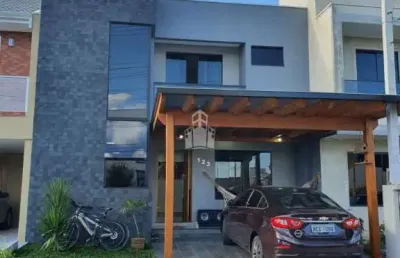 Casa em condomínio fechado com 4 quartos à venda na rua francisco alves ferreira, 640, vila glória, campo largo por r$ 640.000