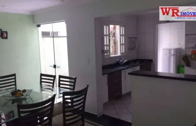 Sobrado residencial à venda, jardim pilar, santo andré.