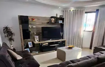 Cobertura com 3 dormitórios à venda, 180 m² por r$ 590.000,00 - jardim las vegas - santo andré/sp