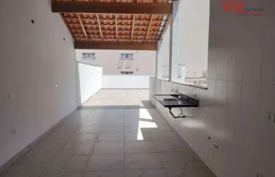 Cobertura com 3 dormitórios à venda, 73 m² por r$ 850.000,00 - campestre - santo andré/sp