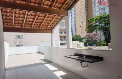 Cobertura com 3 dormitórios à venda, 81 m² por r$ 850.000,00 - campestre - santo andré/sp