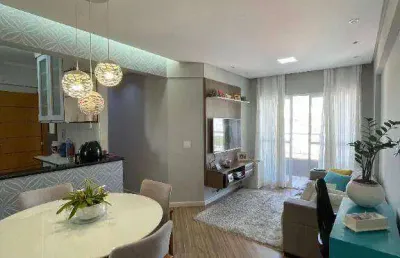 Apartamento com 2 dormitórios à venda, 60 m² por r$ 430.000,00 - nova petrópolis - são bernardo do campo/sp