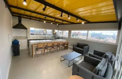 Apartamento a venda com 2 dormitórios, 1 vaga de garagem, totalmente mobiliado no jardim paraiso