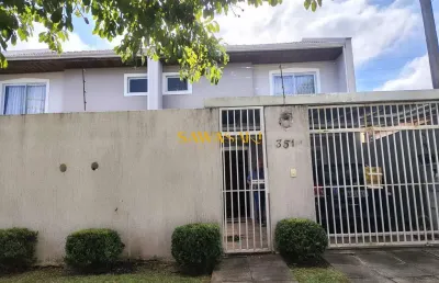 Sobrado com 3 quartos e espaço nos fundos com churrasqueira no bairro guabirotuba, em curitiba/pr