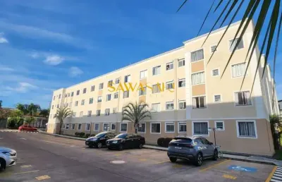 Apartamento semimobiliado com 2 dormitórios em são josé dos pinhais oportunidade