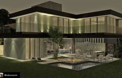 Casa à venda em vargem pequena, florianópolis: 4 suítes, 375m², ampla, moderna e exclusiva por r$1.800.000.