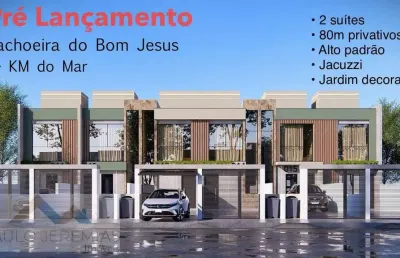 Casa duplex à venda em cachoeira do bom jesus - 82m², 2 suítes