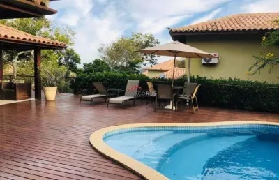Casa em condomínio para locação anual com vista ao mar na praia do forno