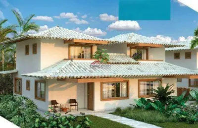Geribá lançamento - condomínio entre praia de geribá e o porto da barra - casa com 4 quartos, sendo 2 suítes e 3 vagas