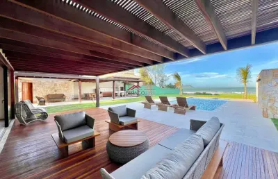 Mansão à venda frente mar, 5 suítes e 8 vagas – manguinhos, búzios