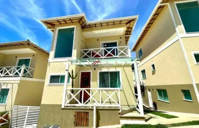 Casa de condomínio à venda, a 300m da praia rasa , com 04 suítes e área privativa