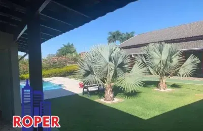 Linda chácara com 2.800 m²/casa sede/ área gourmet/piscina à venda em campo limpo paulista
