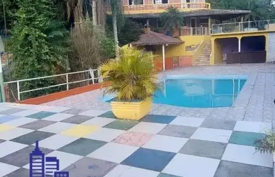 Excelente chácara com 2.300 m²/ casa sede/piscina e área gourmet à venda em itapevi por r$ 990.000,00
