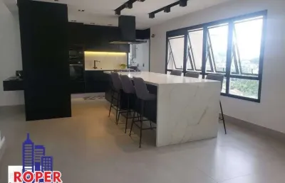 Linda cobertura duplex de 171 m²/3 suites/espaço gourmet/piscina à venda no sítio tamboré alphaville - barueri