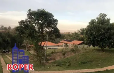 Excelente chácara de 5.000 m² com casa sede/piscina/ área gourmet à venda  no bairro santa paula em campo limpo paulista