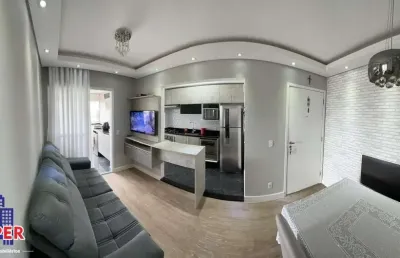 Lindo apartamento andar alto com 62 m²/2 dormitórios/varanda gourmet/2 vagas à venda na vila ema