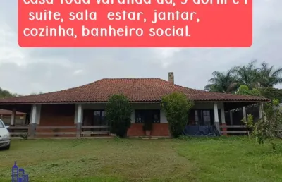 Excelente chácara de 900 m²/ casa sede/piscina/área gourmet a venda em suzano