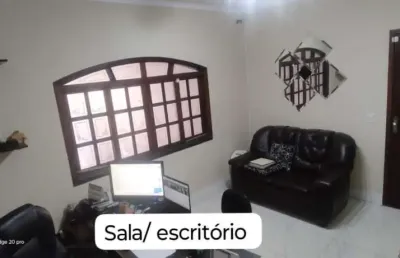 Excelente sobrado com terreno de 5,30 x 24,5 com casa/espaço gourmet e salão à venda no jardim utinga, santo andré