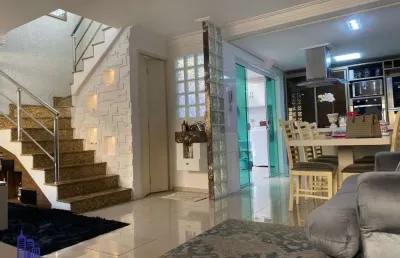 Excelente sobrado em condomínio fechado com 3 dormitórios/ 3 vagas a venda na mooca, são paulo.
