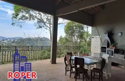 Linda casa de campo de 1.200 m²/ casa sede/área gourmetà venda no condominio aguas de igarata por r$ 1.100.000,00