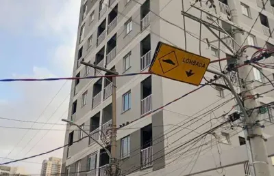 Lindo studio mobiliado com 17 m²/varanda à venda na vila santa clara