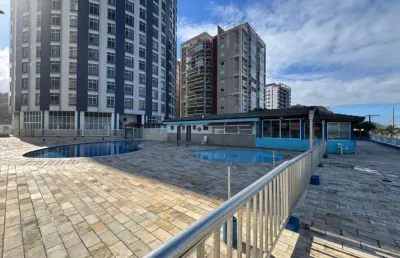Apartamento frente mar com piscina e 2 quartos em itanhaém.