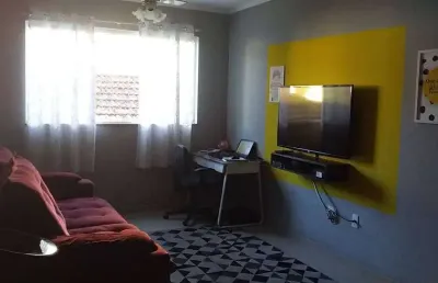 Casa para venda tem 80 metros quadrados com 2 quartos em marapé - santos - sp