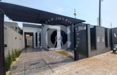 Casa com 2 dormitórios à venda, jardim buenos aires, foz do iguacu - pr