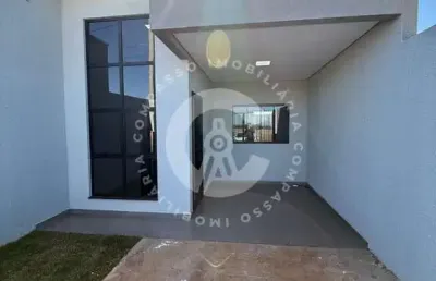 Casa com 2 dormitórios à venda, jardim das oliveiras, foz do iguacu - pr
