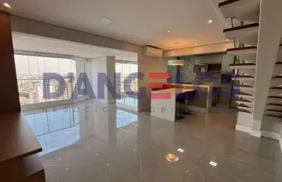 Luxuoso apartamento duplex de 4 quartos e 3 suítes na mooca, são paulo-sp: 255m², 2 salas, 5 banheiros e 3 vagas de garagem.