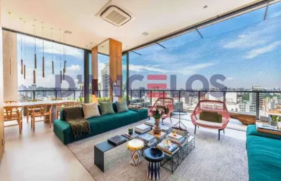 Cobertura de luxo no jardim paulista com 4 quartos, 4 suítes e 5 vagas de garagem!