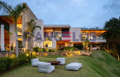 Magnífica mansão de luxo em condomínio de campinas-sp: 6 quartos, 6 suítes, 2 salas, 7 banheiros, 10 vagas, 2.230 m².