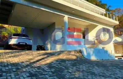 Sobrado de luxo em condomínio: 4 suítes, 8 vagas, 250m² em condomínio porto atibaia, atibaia-sp