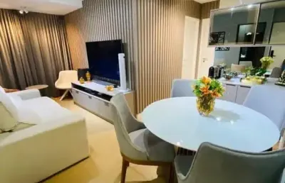 Edf. fantasy - apartamento no bairro de casa amarela com 2 quartos sendo 1 suíte com 55m² por r$ 490mil. porteira fechada!